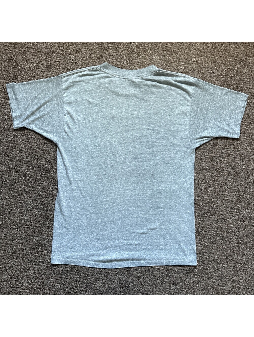 RARE Vintage Detroit Tigers Baseball MLB Gray Cotton Graphic T-Shirt Sz M-L SS - Picture 8 of 8